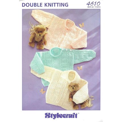 Children's Childcraft Double Knitting Pattern 4610 Cardigans & Sweaters