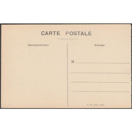 Les Nouveaux Jardins de Carrousel, Louvre, Paris, c.1910 - Malcuit CPA CM200