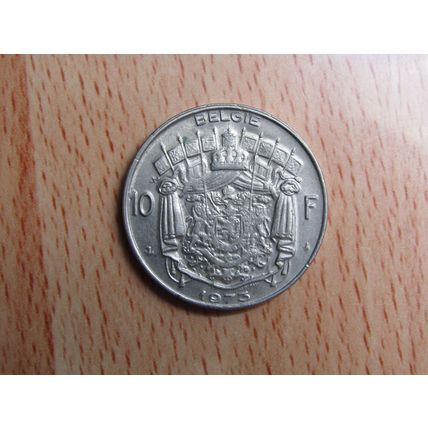 Belgium 1973 10 Frank Belgie (Dutch - Flemish Text) Coin