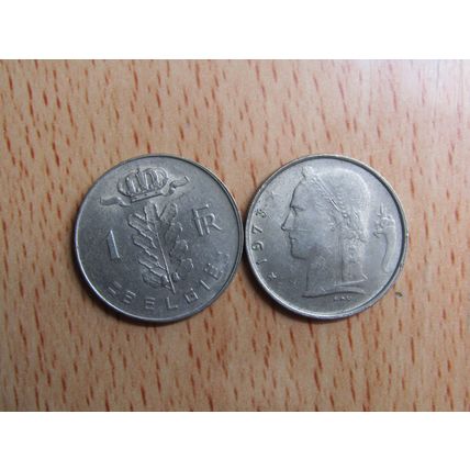 Belgium 1973 1 Frank Belgie (Dutch - Flemish Text) Coin