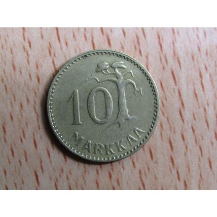 Finland 1953 10 Markkaa Coin