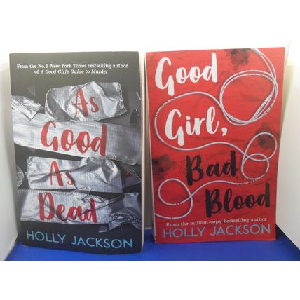 3 Holly Jackson PBs tpb A Good Girls Guide to Murder / As Good As Dead / Good Gi