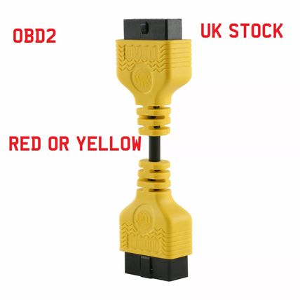 1 X OBD2 ll OBD 16Pin Male to Female Extension Cable Diagnostic Extender
