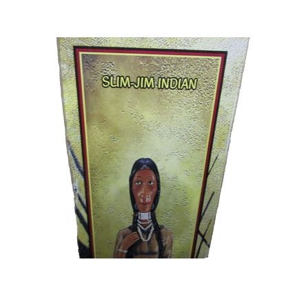 Ed's Variety Store Vintage Slim Jim Indian Women Metal Art Deco Statue 20" Tall