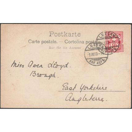 Hotel Schweizerhof, Lucerne, 1903 - Edition Illustrato CPA