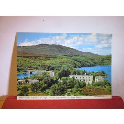 LOUGH CONN & CULLEN, & PONTOON BRIDGE, CO. MAYO unused postcard by John Hinde =