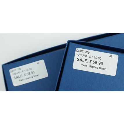 Harrods, Superb Pair Sterling Silver Photograph Frames, external; 220mm x 170mm