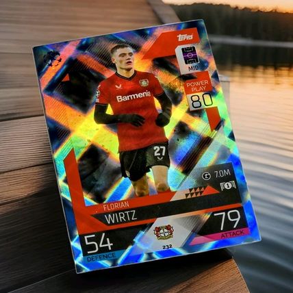 MATCH ATTAX 2022 2023 CRYSTAL PARALLEL #232 FLORIAN WIRTZ BAYER LEVERKUSEN