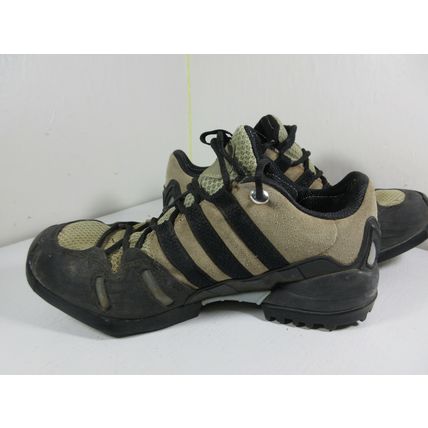 Adidas GEOFIT Hiking Boots Tan Black Trail Outdoors Leather Size 7 US Women's