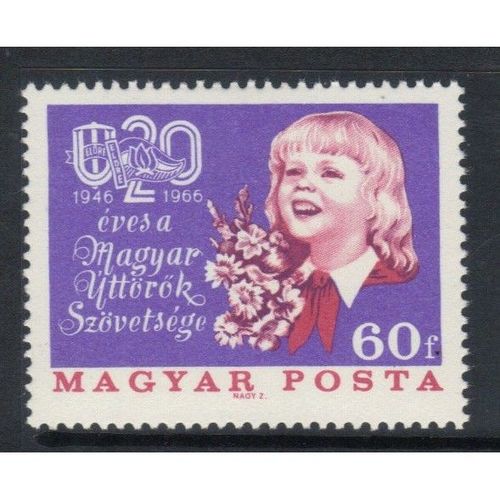 HUNGARY 1966 20th ANNIV PIONEERS MOVEMENT MINT SG2203