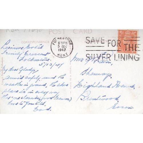 The Leas Folkstone Kent Postcard (KEN71696) Nice Slogan On Back Of Card