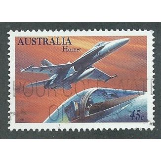 AUS 1996 45c 'MILITARY AVIATION - HORNET' FINE USED (EBID42-266)