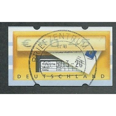 GER €0.45 'DEUTSCHLAND' MACHINE LABEL (EBID43-294)