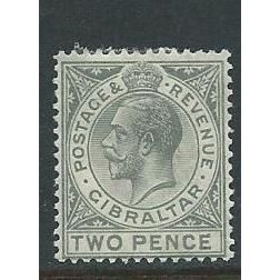 gibraltar stamps sg93 sg93hm