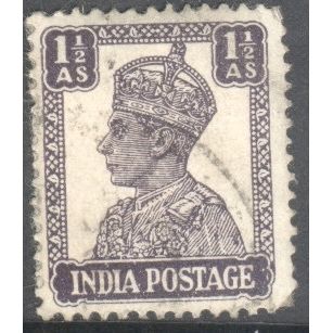 India 1940 - SG 269b - KGV1 1½a violet - used