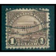 Used 571 $1 Lincoln Memorial Just Clears M09493
