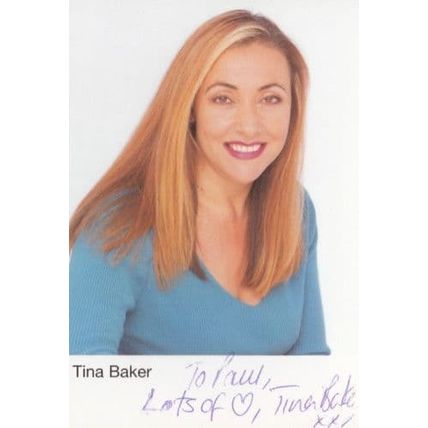Tina Baker GMTV Eastenders etc Soap Opera Awards Hand Signed Photo