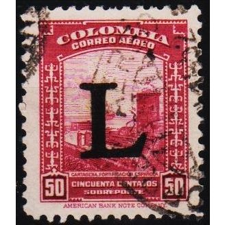 Colombia 1950 50c S.G.16 Used