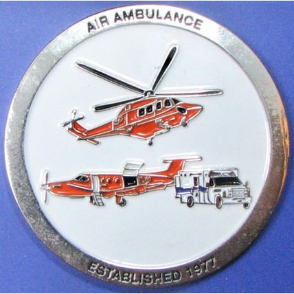 Air Ambulance. Challenge Coin. 2". 47b.