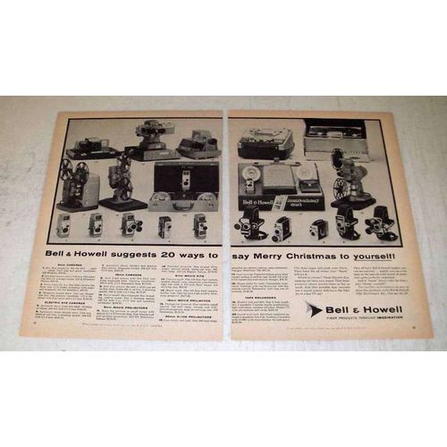 1957 Bell & Howell Ad - 220 Wilshire, 252-B Monterey +