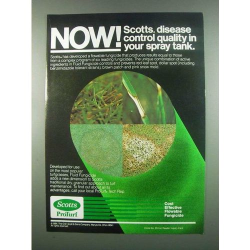1984 Scotts ProTurf Fluid Fungicide Ad