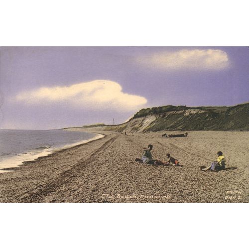 Vintage Frith's Postcard 1964 - The Beach, Dunwich, Suffolk