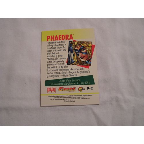 1994 Cards Illustrated STAR SLAMMERS PROMO P-2 PHAEDRA
