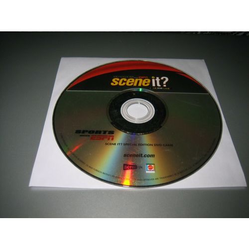 Scene It? ESPN Sports Replacement DVD Game Disc (DVD, 2006) - Disc Only!!!