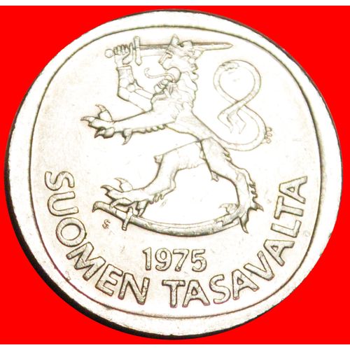 LION (1969-1993): FINLAND ★ 1 MARK 1975S! LOW START★NO RESERVE