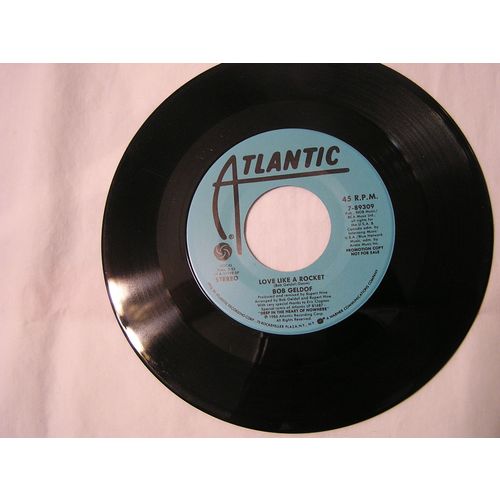 Bob Geldof Promo 45-LOVE LIKE A ROCKET STEREO