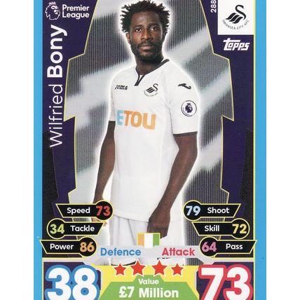 Match Attax 2017/2018 288 Wilfried Bony Swansea City