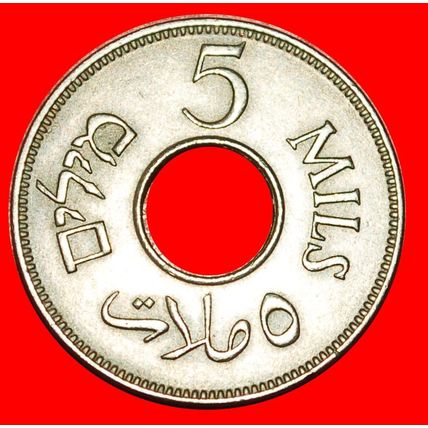 GREAT BRITAIN (1927-1947): PALESTINE ★ 5 MILS 1939!★LOW START★NO RESERVE