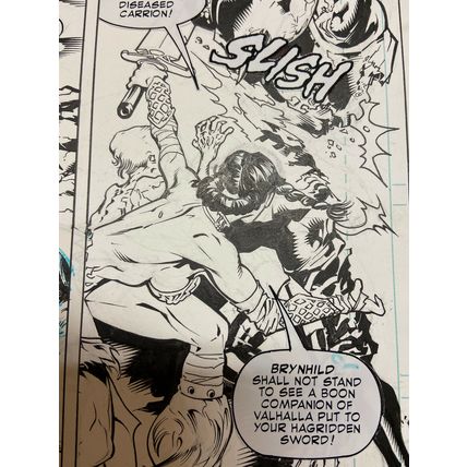 Aquaman #8 p6 (2003) Guichet Aquaman Tempest Valkyries Sword & Sorcery Horror