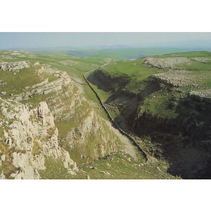 Watlowes Valley Malhamdale Yorkshire Dales National Park Postcard