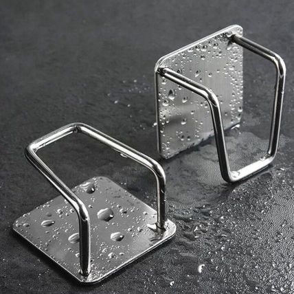 Kitchen Accessories Stainless Steel Sponge Racks Self Adhesive Kitchen Sink Spon
