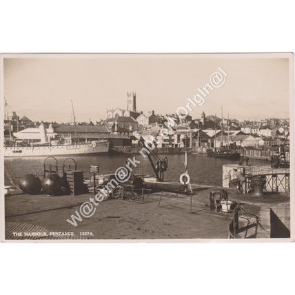 RP The Harbour Penzance Cornwall 1938