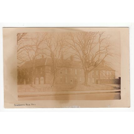 New Hall Gawsworth Faded RP Postcard Cheshire