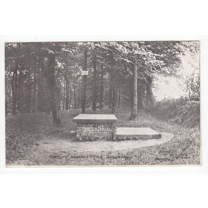 Samuel Maggoty Johnson's Grave Gawsworth Postcard Cheshire