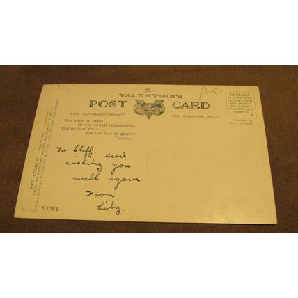 WW2 Postcard - Willy Lott's Cottage Flatford - Suffolk - Artist EWH Haslehust