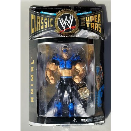 wwe wwf ljn classic superstars series 6 road warrior animal wrestling figure