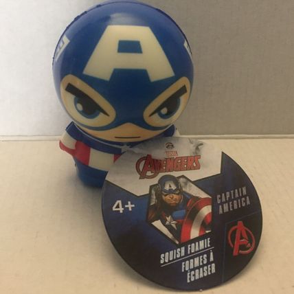 NEW Marvel Captain America Hulk Spider-Man Squish Foamie Figures