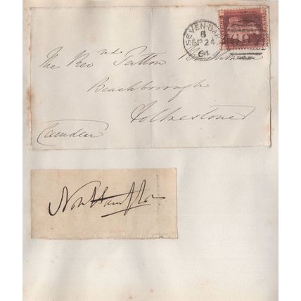 Sevenoaks 1986 Postmark Reverend Priest & Autograph