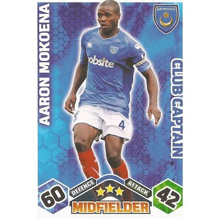 Match Attax Extra 2009/10 Collection: Club Captain, Portsmouth - Mokoena