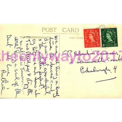 Lynmouth Valley of Rocks, Devon, England, Postcard, 1950s?