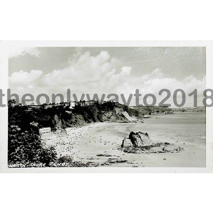 North Shore, Tenby, Wales, Postcard