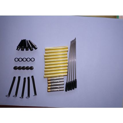 Slimline pen kits in Gunmetal finish (Pack of 5)