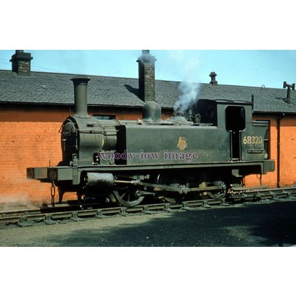 pu3512 - Steam Engine No.68320, at Edinburgh Haymarket Shed - print 6x4
