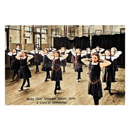 ptc5836 - Yorks - Early view, Gym at Batley Girl's Grammar School - print 6x4