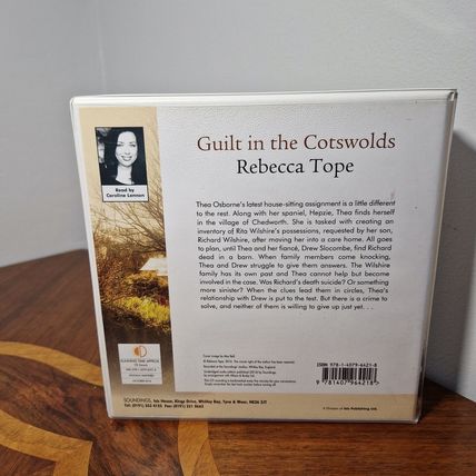 Guilt in the Cotswolds Rebecca Tope Audiobooks 8 CD Set Unabridged
