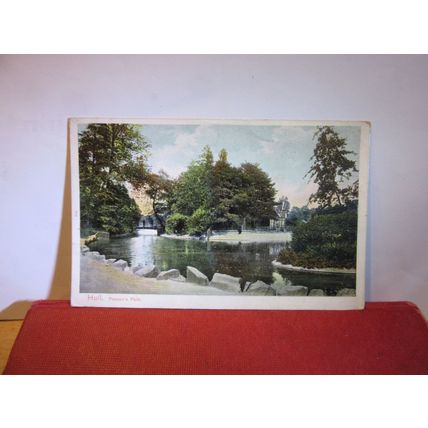 PEASON'S PARK, HULL, YORKSHIRE used antique postcard Peacock series c.1904 =